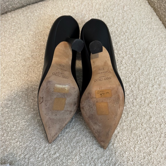 JIMMY CHOO Maryanne 100 Leather Pump size 7.5 - Picture 7 of 12